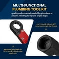 thumbnail image 4 of Plumbing Tools, Useful Angle Wrench Set, Plumbers Wrench Angle Stop Wrench Set Makes Plumbing Jobs Easier, 4 of 7