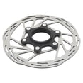 thumbnail image 3 of BOROCO Disco de Freno de Bicicleta de montaña de 140 mm, Rotor de Disco de Bloqueo Central de Bicicleta Hueco de aleación de Acero Inoxidable para Montar en Bicicleta, 3 of 5