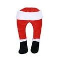 thumbnail image 3 of Christmas Tree Legs, Christmas Tree Decorations, Santa Legs Toy for Holiday Photos and Home Decor, Cotton Material Christmas Prop for Indoor and Outdoor Use, 3 of 9