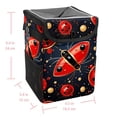 thumbnail image 5 of Seven Starred Iadybird Foldable Car Trash Can with Lid, Leak-proof Hanging Storage Bag - Car Garbage Can, Trash Can for Car, Car Trash Bin, 5 of 6