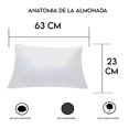 thumbnail image 2 of Par de Almohadas de Microfibra Rellena de Microgel con Gran Suavidad y Comodidad, 2 of 4