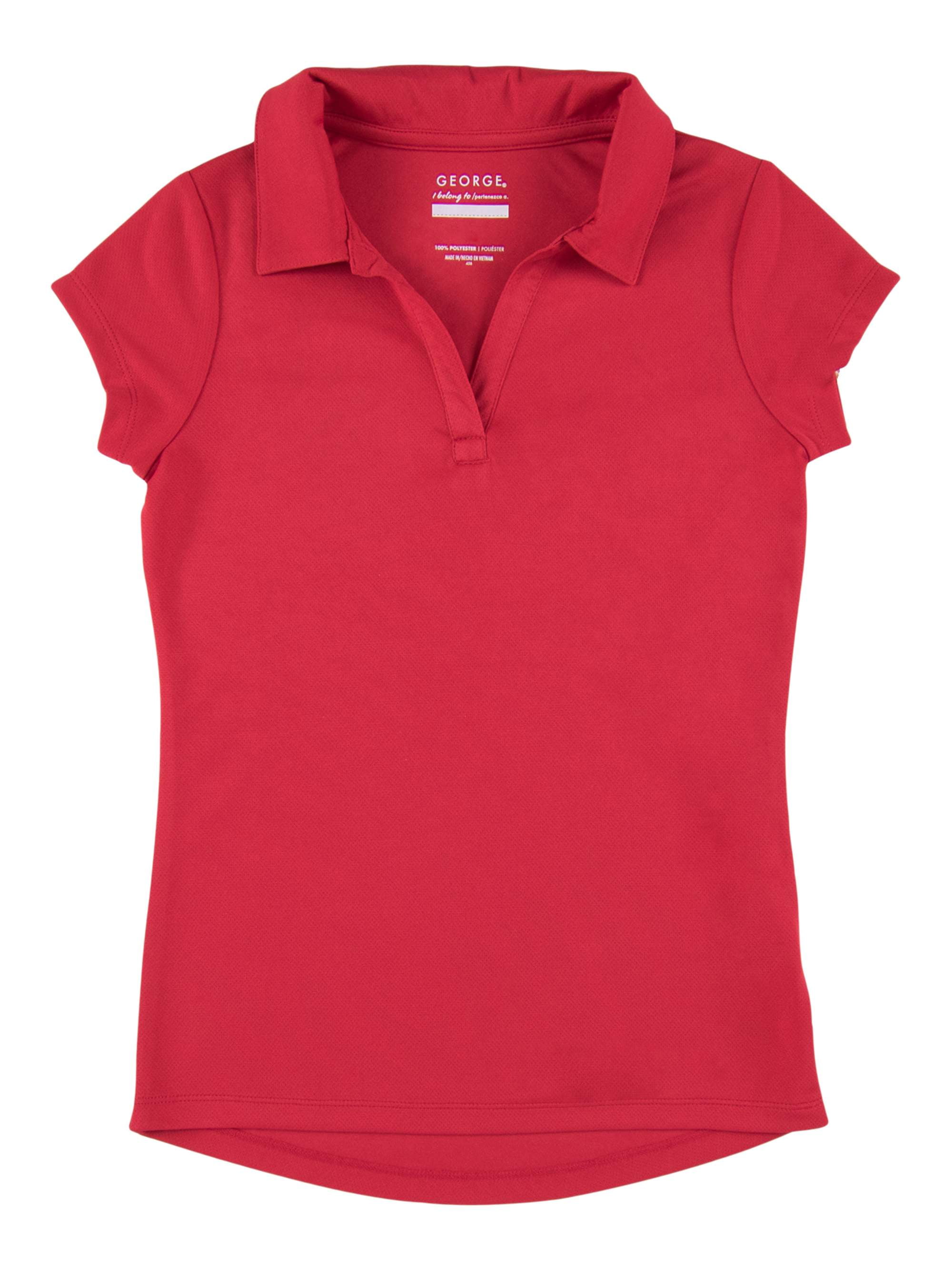 George Girls School Uniforms Short Sleeve Polo Shirt