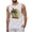 White, variant on NOLDARES Mens Workout Tank Tops Cotton Loose Fit Soft Gym Muscle Shirt Sleeveless Classic T Shirts Summer Beach(White,2XL)