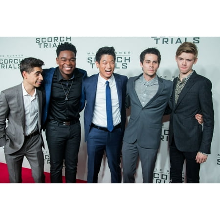 Thomas Obrien Furniture Alex Flores Dexter Darden Hi Kong Lee Dylan OBrien Thomas Brodie-Sangster At Arrivals For Maze Runner The Scorch Trials Premiere Regal Cinemas E-Walk New York Ny September 15 2015 Photo By Abel Fermin ()