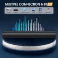 thumbnail image 5 of Fenbeli 50W Sound Bars for TV, 3D Surround Sound System with Built-in Subwoofer, Home TV Speakers SoundBar, Optical, RCA, USB & AUX Wall Mountable, Black, 5 of 9