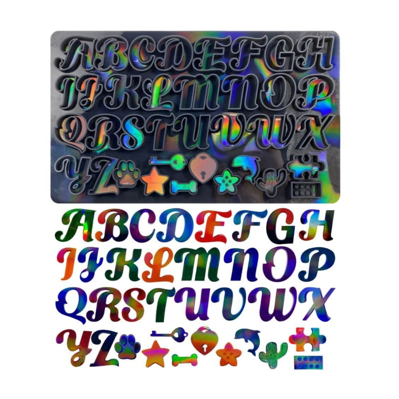 Alphabet Silicone Resin Mold Letter Sign Resin Molds for DIY Jewelry Making
