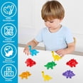 thumbnail image 4 of 39PCS Matching Letters Fine Motor Toy Double-Sided ABC Dinosaur Alphabet Match Game with Uppercase Lowercase, 4 of 6