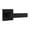 Black, variant on knobelite [Pack of 10]Door Lever Dummy Lever Door Handle for Closets French Doors,Square Dummy Door Lever,Non-Turning Single Side Pull with Black Finish,Easy Installation Pull Only Lever Set