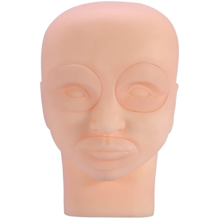 Training Mannequin Head Removable Silicone Makeup Eyebrow Lip Tattoo ...