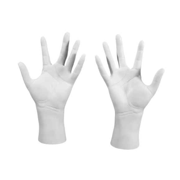 Maniquí manos guantes soporte de exhibición figura de mano portátil DIY artesanía joyería organizador manos falsas para la decoración del hogar del