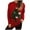 Red, variant on Cute Christmas Sweaters for Women 2025 Long Sleeve Crewneck 3D Christmas Tree Xmas Pullover Sweater Jumper Tops