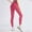 Hot Pink(New), variant on PNTUTB Women's Comfortable Solid Color Hip Lift Fitness High Waist Elastic Exercise Yoga Long Pants