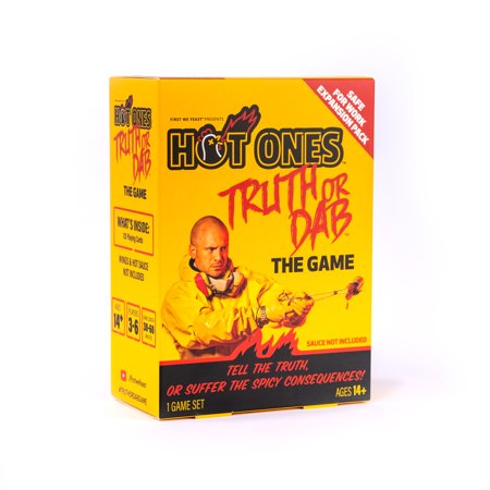 Hot Ones Truth or Dab The Game - Safe For Work Expansion Pack (Ages 14+)