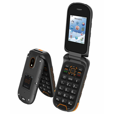 Plum Ram 8 - Rugged Flip Phone Unlocked 3G GSM Water Shock Proof Military Grade ATT Tmobile Cricket (Best Flip Cell Phone)