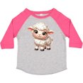 thumbnail image 3 of Inktastic Cute Fluffy Lamb Boys or Girls Toddler T-Shirt, 3 of 5