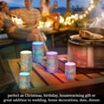 thumbnail image 4 of Yayeee Flameless Candles with Remote Flickering Battery Operated Multi Color Changing, Colorful Dragon Scales Pattern, 4 of 7