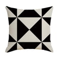 thumbnail image 1 of Dainzusyful Fall Pillow Covers Home Decor Black White Waterproof Hugging Pillow Household Design Pattern Sand PillowPillow Covers,Clearance Items, 1 of 4