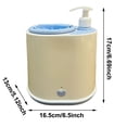 thumbnail image 4 of Automatic 360 ° Silicone Brush Suitable For And Cats USB Charging Thorough Cleaning White/blue, 4 of 7