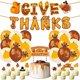 thumbnail image 1 of carte De Gteau De Thanksgiving, Merci, Fte Thme, Drapeau, Bannire, Paquet De Drapeau En Ballon, 1 of 4