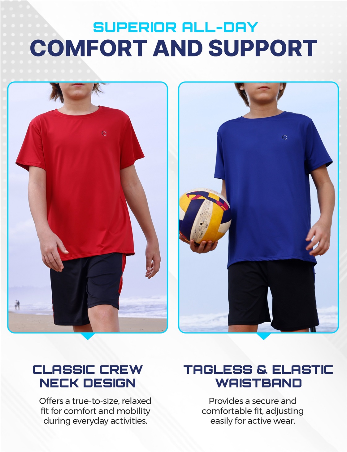 Essenclo Boys Athletic Performance 4-Piece Outfit Set photo 2