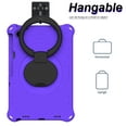 thumbnail image 5 of Dteck Case for Lenovo Tab M10 Plus 3rd Gen 10.6 inch Tablet (TB-125F/TB-128F) 2022, Heavy Duty Shockproof Case with 360° Rotating Stand Crossbody Shoulder Strap,Purple, 5 of 7