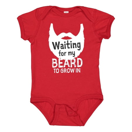 

Inktastic Waiting for My Beard to Grow in Gift Baby Boy Bodysuit
