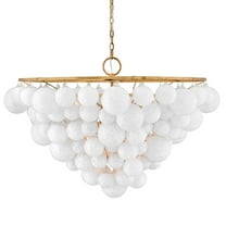 Fredrick Ramond Fr41568 Marabel 10 Light 48" Wide Ring Chandelier - Brass