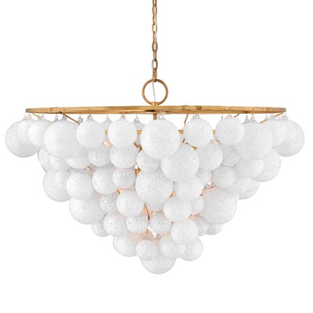 Fredrick Ramond Fr41568 Marabel 10 Light 48" Wide Ring Chandelier - Brass