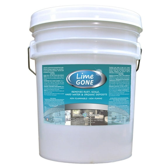 Lime-Gone - Removes lime, scale, rust & hard water deposits - 5 gallon pail