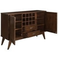 thumbnail image 2 of Atlin Designs Buffet et Casier à Vin Brun Auburn, 2 of 4