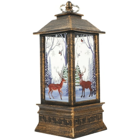 

1Pc Xmas Them Wind Light Xmas Elements Wind Lantern Brand-new Desktop Decor Lamp
