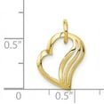 thumbnail image 2 of Collier Pendentif Cœur en Or Jaune 10k, 2 of 6
