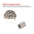 thumbnail image 2 of 50PCS Threaded Inserts M6 1.0 2.5D Stainless Steel Helicoil Tools Screw Sleeve, 2 of 9