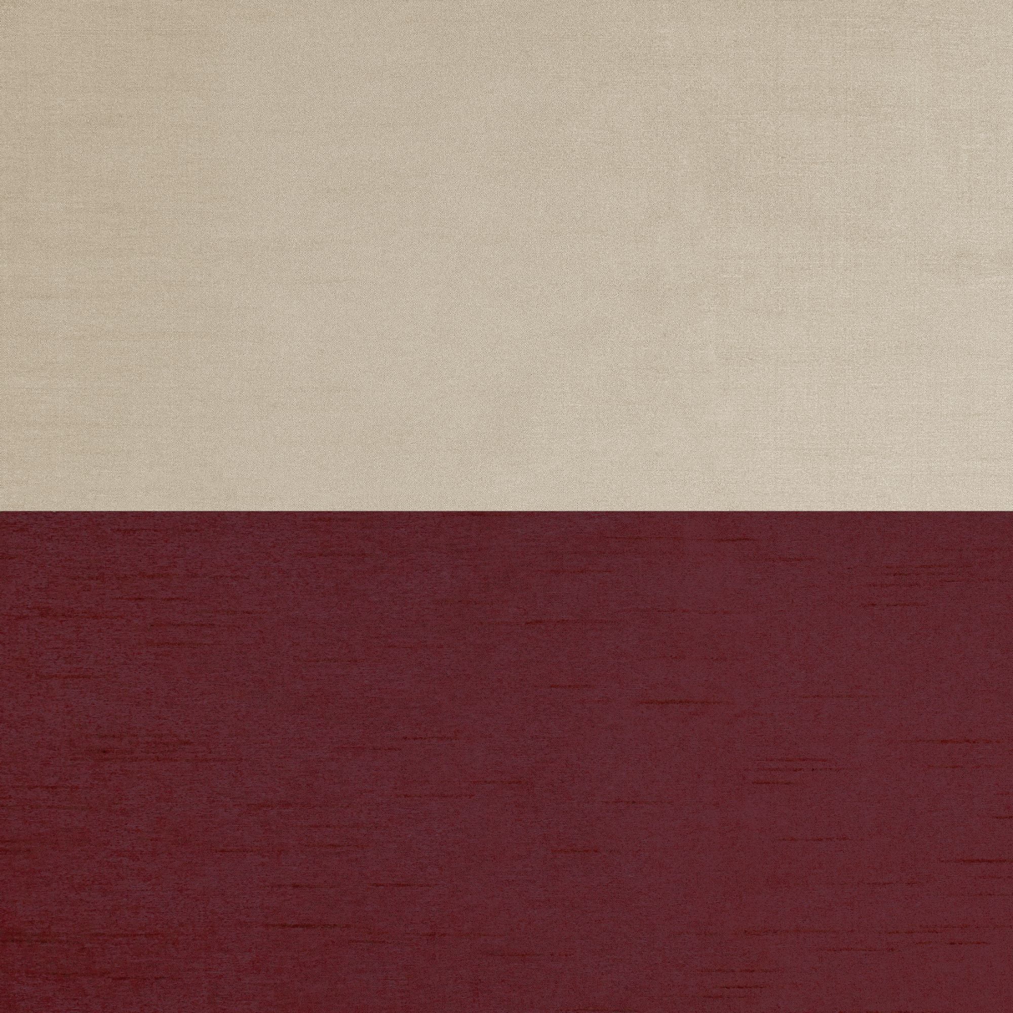 Exclusive Home Chateau Striped Faux Silk Grommet Top Curtain Panel Pair, 54"x63", Burgundy Taupe