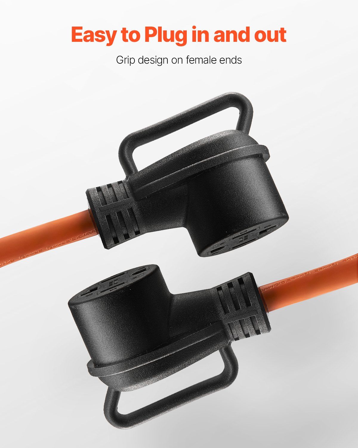 10 ft Dryer Extension Cord 4 Prong NEMA 14 30P to 14 30R 125V 250V STW 10AWG 4C 30A Pure Copper Wire Cable with Black Non Woven Bag and PVC Cable Tie for Outdoor Indoor Use