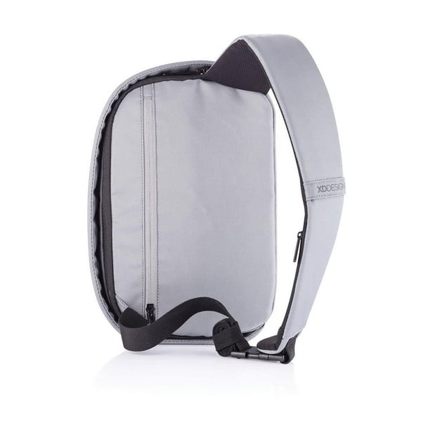 XD Design Bobby Anti Theft Crossbody Sling Bag with USB Charge Port Grey