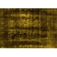 thumbnail image 1 of Ahgly Company Machine Washable Indoor Rectangle Abstract Yellow Modern Area Rugs, 8' x 10', 1 of 4