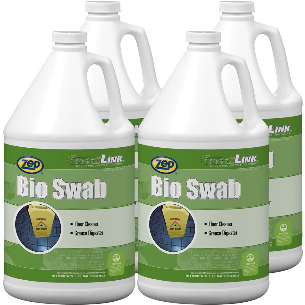 Zep Bio Swab Floor Cleaner, Odor Eliminator and Grease Digester 1 Gal