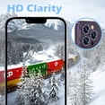 thumbnail image 2 of LAICAIW for iPhone 14 Pro/iPhone 14 Pro Max Camera Lens Protector Bling, HD Tempered Glass Shining Decoration Lens Screen Protector Individual Aluminum Alloy Metal Ring, Glitter Purple, 2 of 7