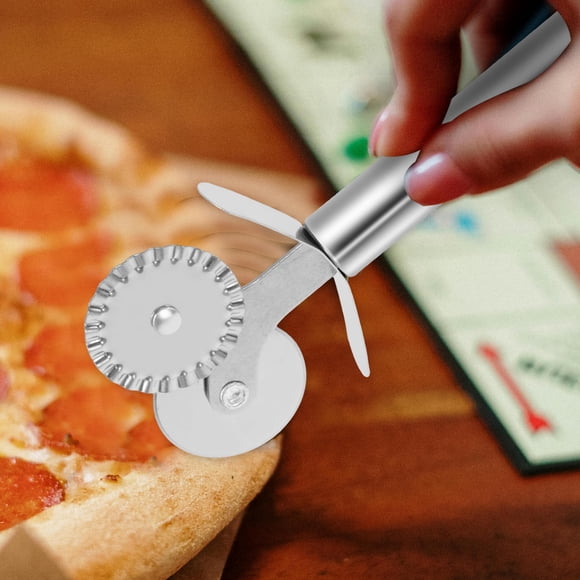 ADDHAT Cuchillo De Pizza Y Pasteles Acero Inoxidable Resistente Ideal Para Cocina