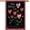 02 - Valentine, variant on St. Patrick''s Luck House Flag Rainbow Shamrocks 28" x 40"