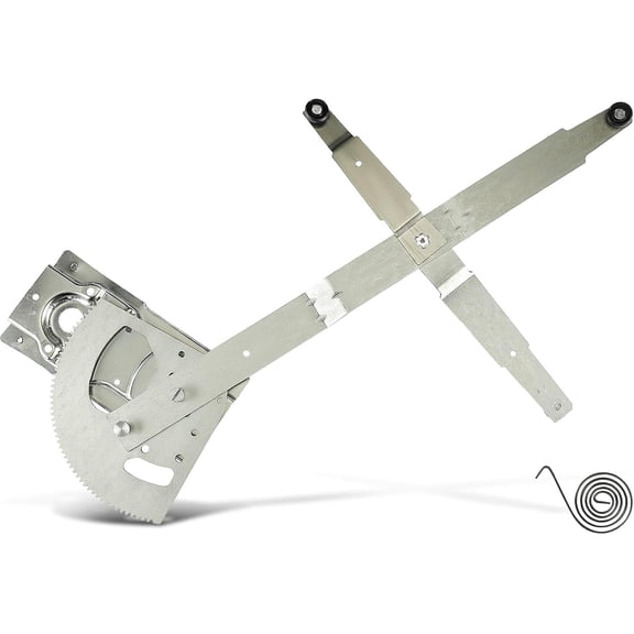 A-Premium Power Window Regulator Front Passenger Side, Without Motor | Compatible with Dodge D100, D150, D200, D250, D300, D350, D400, D450, Ramcharger, W100, W150, W200 & Plymouth Trailduster