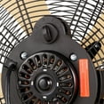 KoolFlo 20inch High Velocity Drum Fan with Wall Mount, Black