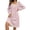 Purple-1, variant on Aofany Women's Nightgown Plaid Flannel Nightgown Sleep Shirt Button-Front Sleepwear Casual Plus Size Printed Loose Long Sleeved Lapel Home Nightgown