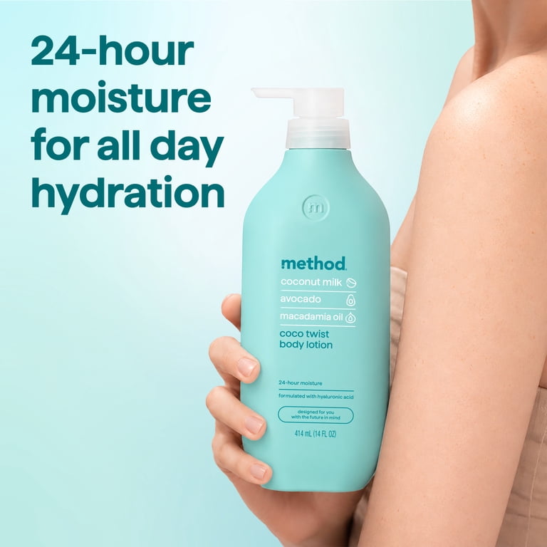 method Body Lotion, Coco Twist - 24hr Moisture, with Hyaluronic