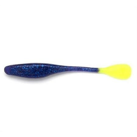 UPC: 0024395116023 | Gambler F60210 Purple Chartreuse Soft Plastic 6 Fishing Swimbait Lure