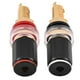 thumbnail image 5 of Conectores de Terminales de Altavoz de Cobre Puro, 2 Uds., Conector Banana Negro y Rojo, Adecuado para AltaVoz, 5 of 7
