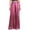 Hot Pink, variant on WMTBSRSW Womens Satin Palazzo Pants High Waisted Wide Leg Boho Trousers Lightweight Full Length Work Business Pants Airport Outfits Beige Large