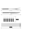 thumbnail image 2 of Juego de Herramientas Para Parrilla Malubero 22 Piezas Acero Inoxidable Malu1096, 2 of 4