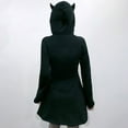 thumbnail image 4 of AMERTEER Femmes Chat Oreille Pull à Manches Longues à Capuche Mignon Sweat-Shirt Robe, 4 of 6